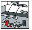 Kletter-Fix Deployment Step 3: Hook Kletter-Fix onto wall-mounted bar and deploy through the open window.