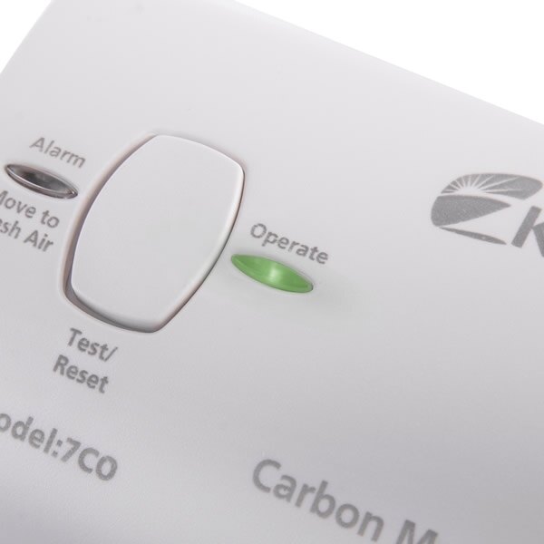 Carbon Monoxide Detector 10 Yr Warranty Kidde 7CO