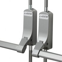 Image of the Exidor 284 Double Door Panic Bar Set with 2 Bolts