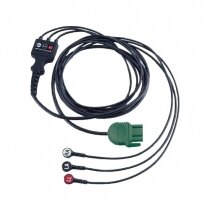 Image of the Physio-Control Lifepak 1000 Defibrillator 3-lead ECG Cable