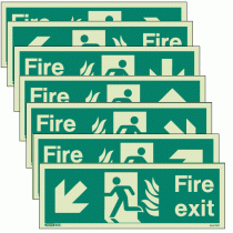 Image of the HTM 65 - NHS Estate Fire Exit Signs