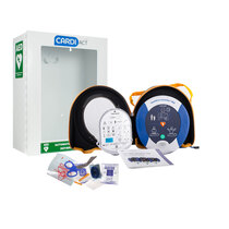 Image of the HeartSine Samaritan PAD 500P Defibrillator with Indoor Cabinet and AED Responder Kit