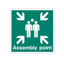 Image of the Aluminium Assembly Area Sign - Fire Safety Signs from Jalite