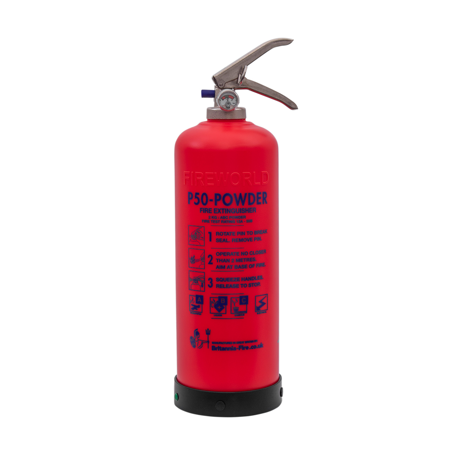 Image of the P50 2kg Powder Fire Extinguisher