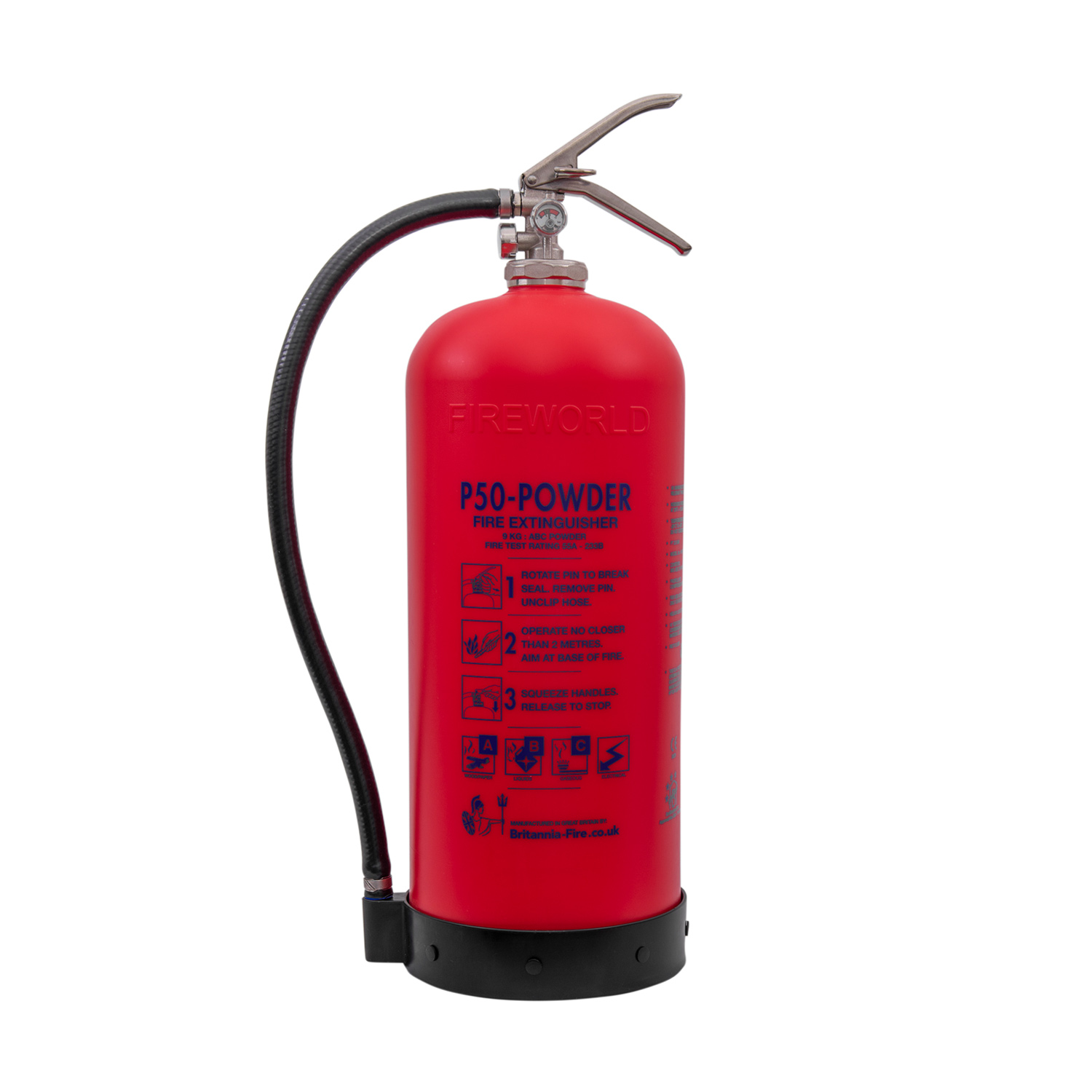 Image of the P50 9kg Powder Fire Extinguisher
