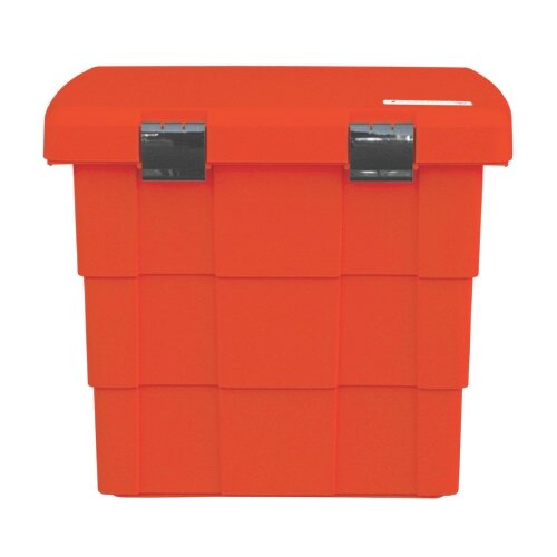 Weatherproof Fire Equipment Storage Bin - injection moulded polypropelene storage solution storage bin with multiple uses such as storing fire safety equipment featuring weatherproof seal and