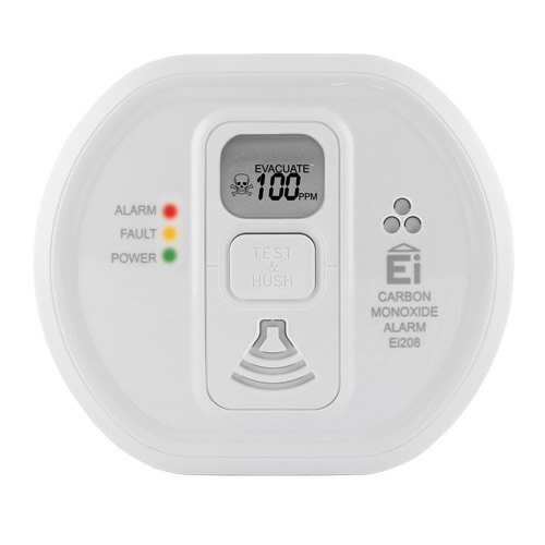 Carbon Monoxide Alarm with Optional Digital Display Long Life Lithium