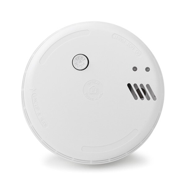 Low Voltage Optical Smoke Alarm with Battery Backup Ei186