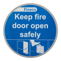 Image of the Dorgard Keep Clear Door Sign - Vinyl 76mm