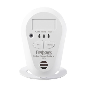 Image of the 7 Year Sealed Longlife Battery Carbon Monoxide Alarm - Firehawk CO7B