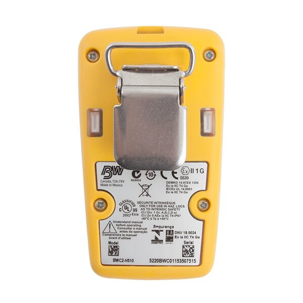 Gas Alert Clip Extreme Single Gas Detector by Honeywell