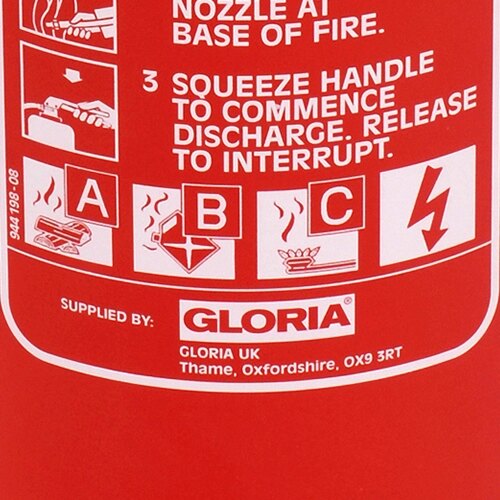 9kg Powder Fire Extinguisher Gloria PD9GA £45.49 ex VAT