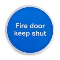 Image of the Self-Adhesive Metal Fire Door Signs