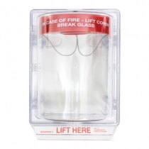 Image of the Call Point Cover 'Stopper 2' with Sounder STI 1130 (for surface mounted call points)