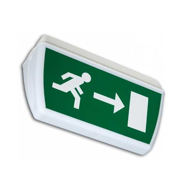 Double Sided Ceiling Mounted 8w Ip65 Fire Exit Sign Tiel Ti8