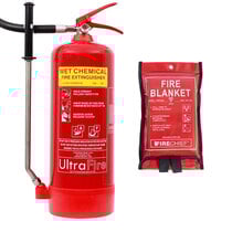 Image of the 6ltr Wet Chemical Fire Extinguisher & Fire Blanket Special Offer