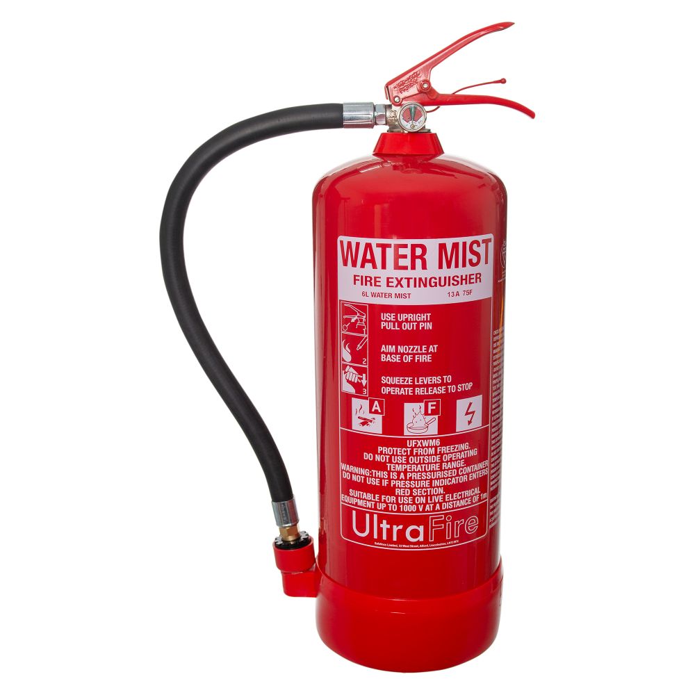 Image of the 6ltr Water Mist Fire Extinguisher - UltraFire