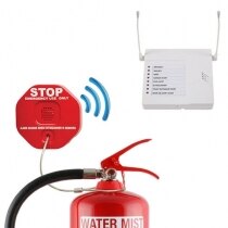 Image of the Wireless Fire Extinguisher Theft Stopper and 8 Channel Receiver Pack