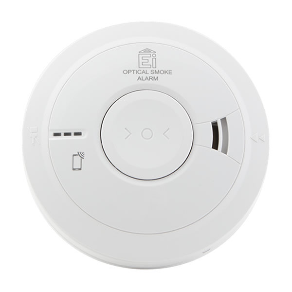 Ei3016 Mains-Powered Optical Smoke Alarm with Lithium Back-up Battery