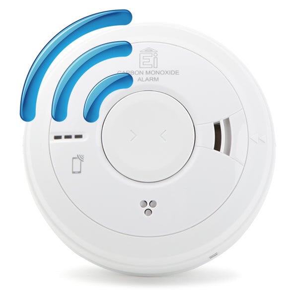Heat & Carbon Monoxide Alarm Detector Battery Back Up Interlinked Mains Smoke 