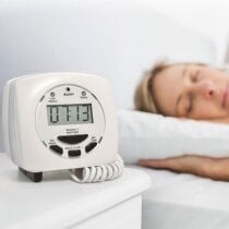 Image of the Geofire Agrippa Deaf Alert Acoustic Pillow Alarm with UltraFire UBS1 Optical Smoke Alarm