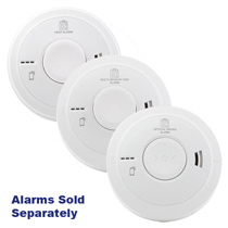 Mains Powered Smoke Alarms with Lithium Back-up Ei3000 Series