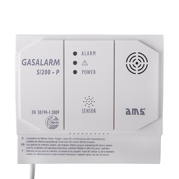 Image of the AMS S/200P LPG and Natural Gas Alarm