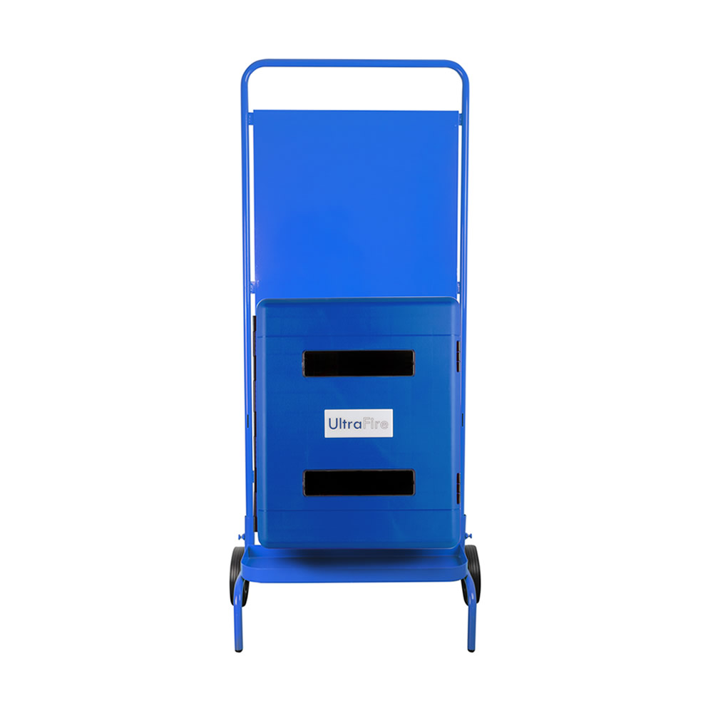 Image of the UltraFire PPE Site Stand With Optional Double Cabinet - Blue