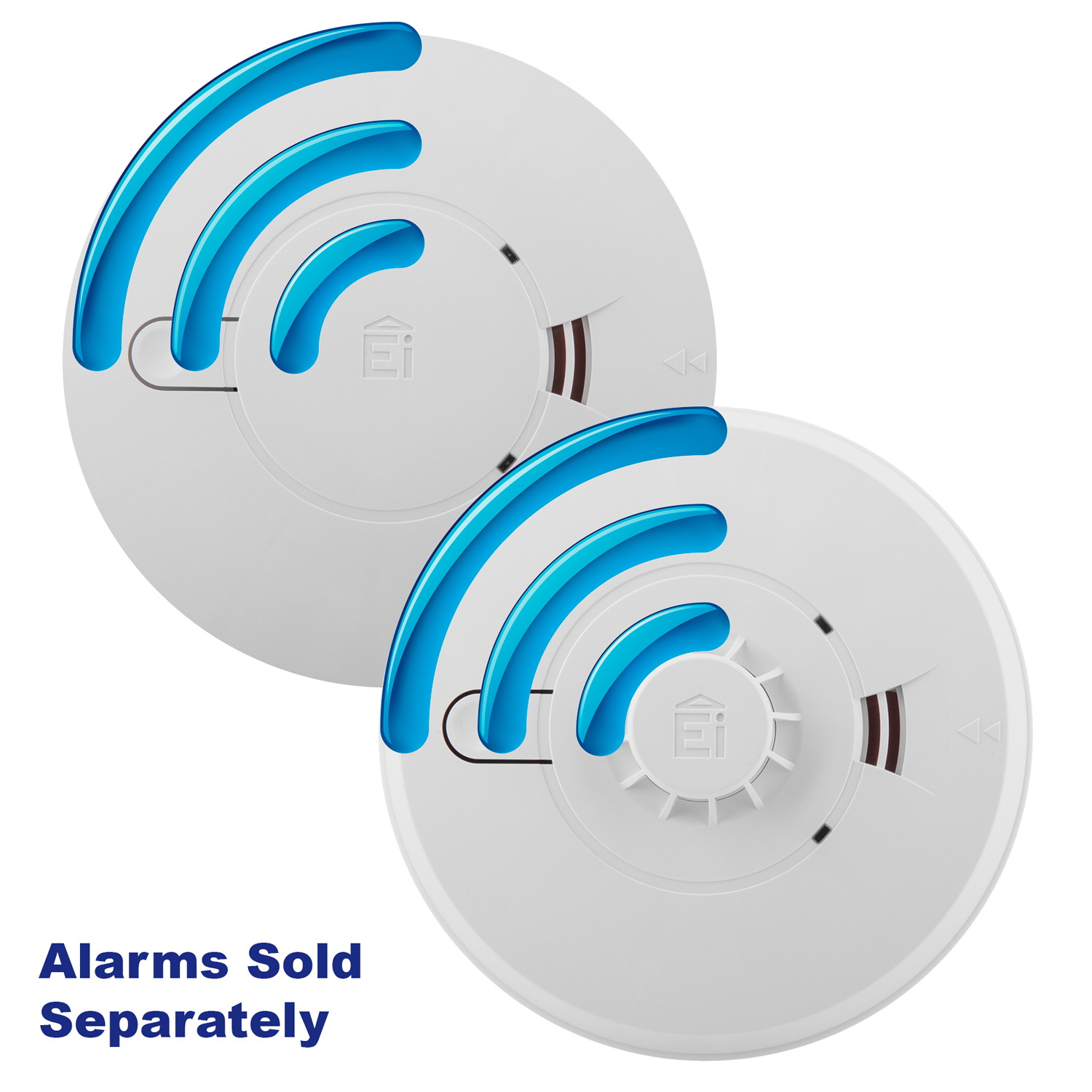 Image of the Mains Radio-Interlink Smoke Alarms & Heat Alarms with Alkaline Back-up Battery - Aico Ei140eRF Series