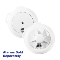 Image of the Mains Powered Smoke Alarms & Heat Alarms with Self-Charging 10 Year Back-up Battery - Firehawk RB Series
