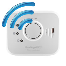 Image of the 10 Year Longlife Battery Radio-Interlinked Carbon Monoxide Alarm - FireAngel Pro Connected FP1820W2-R