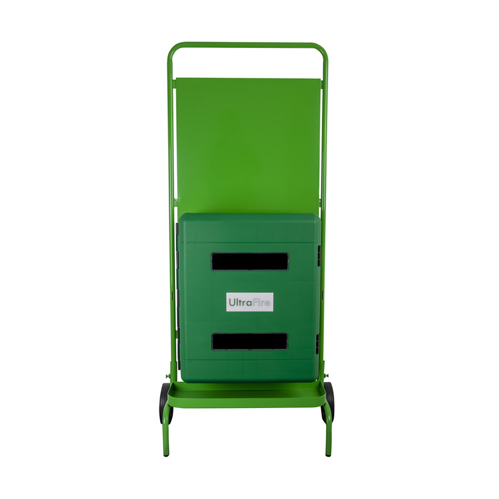 Image of the UltraFire First Aid Site Stand With Optional Double Cabinet - Green