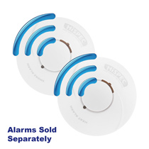 Image of the Radio-Interlinked Sealed Battery Powered Smoke & Heat Alarms - Hispec RF10-PRO Range