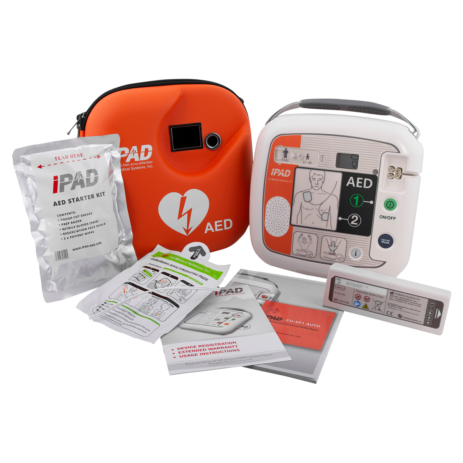 Image of the iPAD SP1 Defibrillator Unit with Carry Case - Fully Automatic