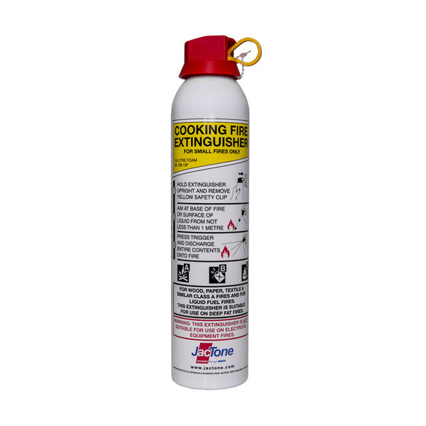 Image of the Jactone 600ml ABF Foam Kitchen Fire Extinguishant Aerosol