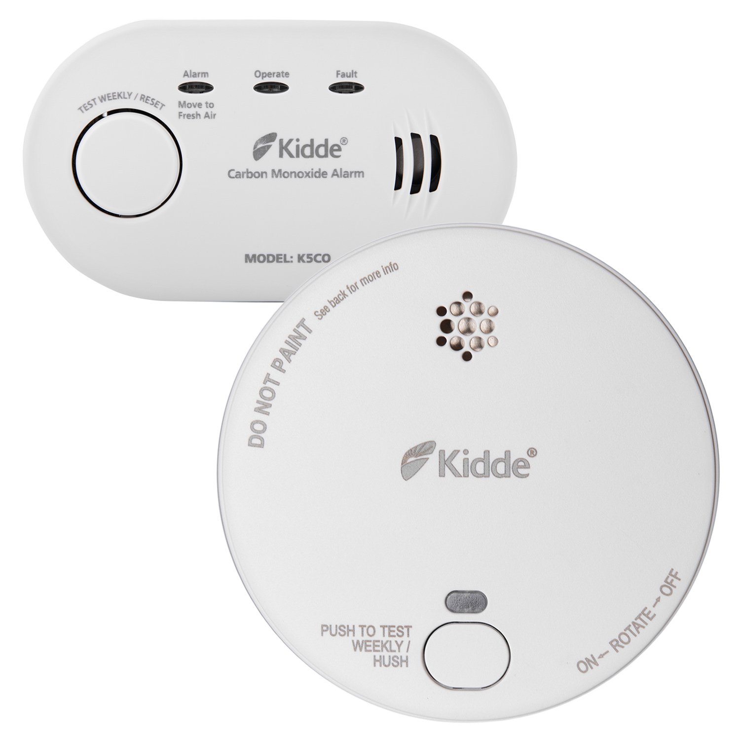 Image of the Kidde 2030-DSR Optical Smoke Alarm & K5CO Carbon Monoxide Detector Special Offer