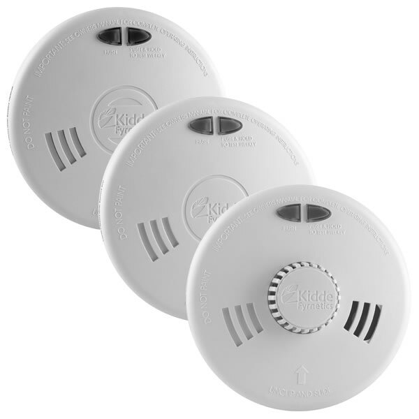 Image of the Kidde Slick Mains Powered Smoke Alarms with Lithium Back-up Battery SFLLW Series