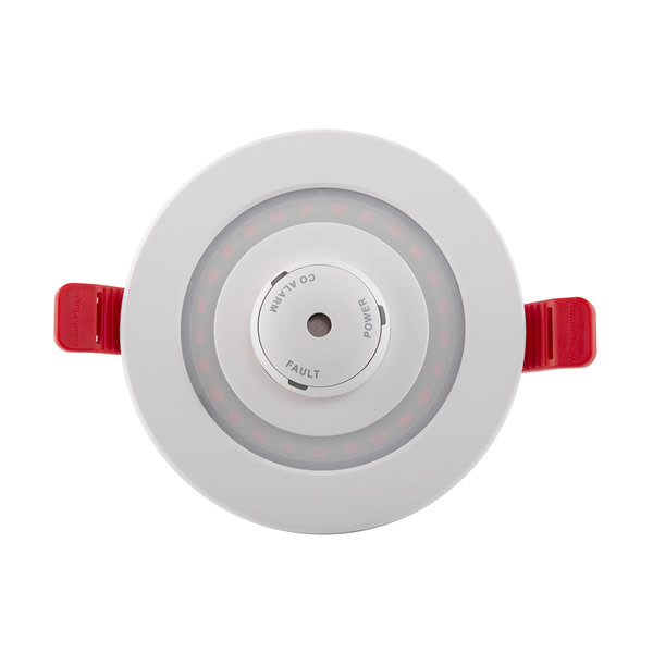 Image of the LED Recessed Standard Downlight with Carbon Monoxide Alarm - Lumi-Plugin