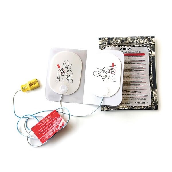 Adult AED Trainer Replacement Pads with Gel Adhesive Backing