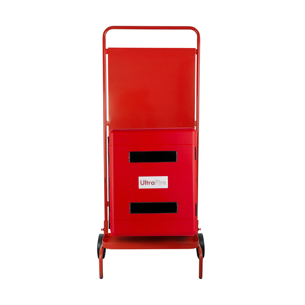 Image of the UltraFire Fire Safety Site Stand With Optional Single or Double Cabinet - Red