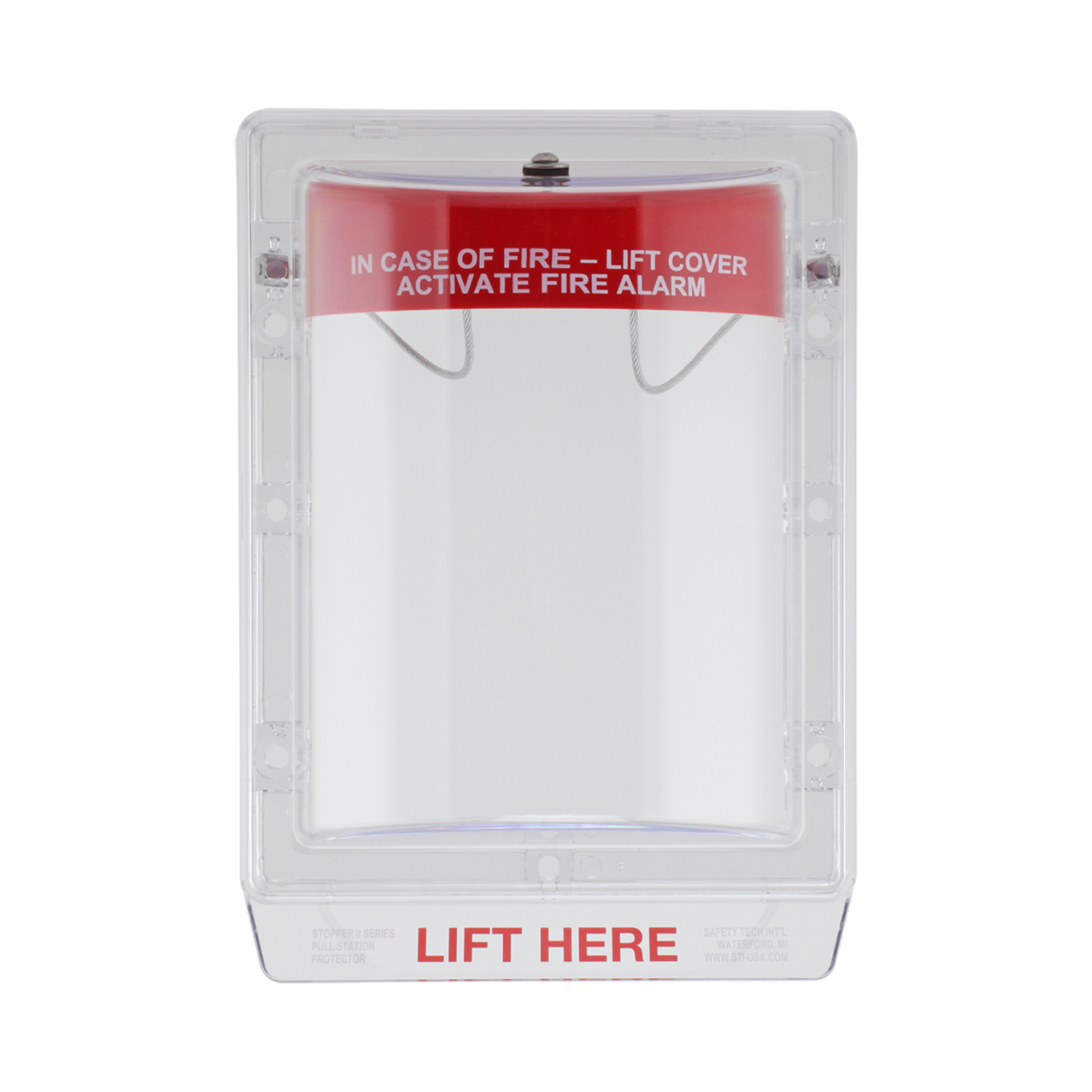 Image of the Call Point Cover 'Stopper 2' STI 1200 (for flush mounted call points)