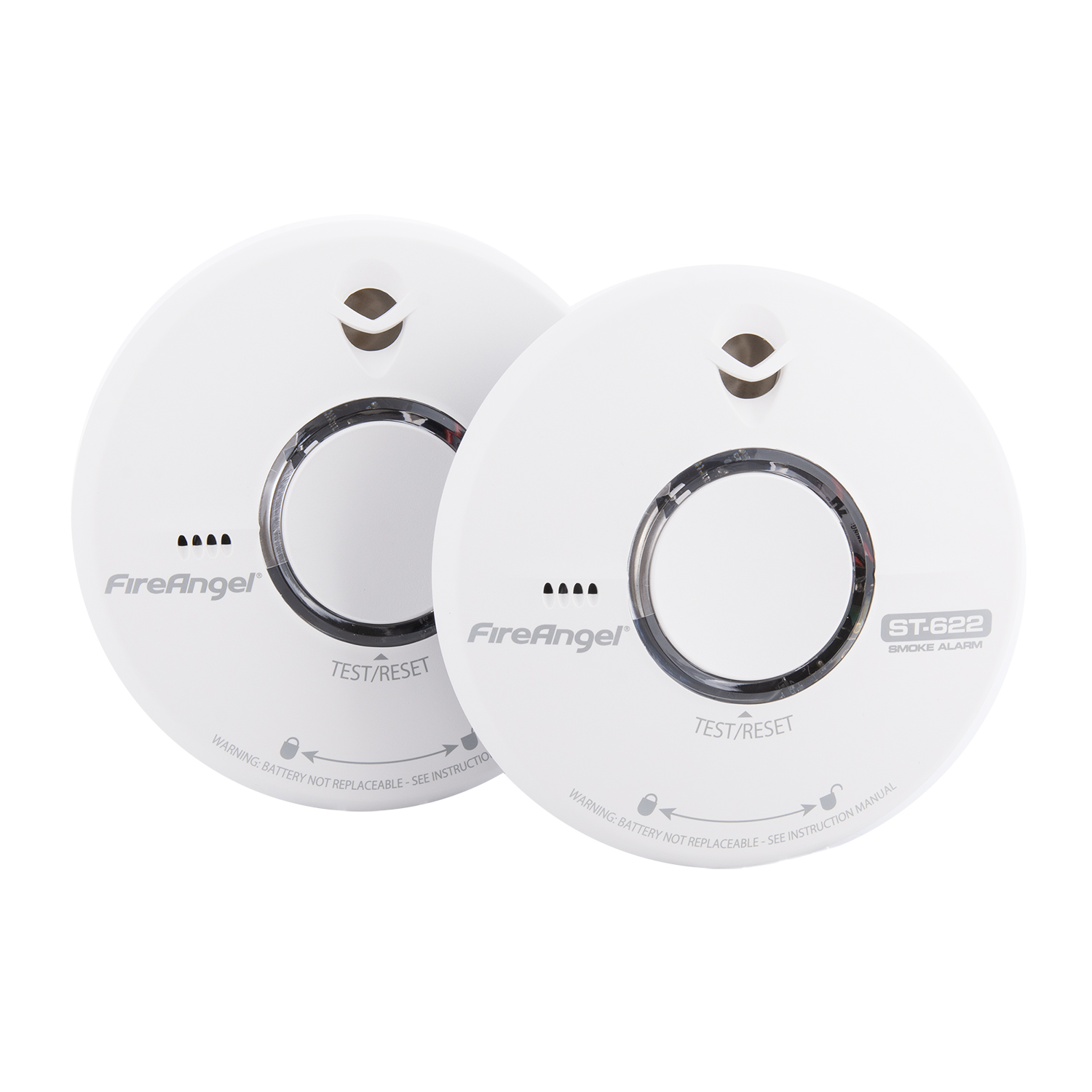 Image of the Thermally Enhanced Optical Smoke Alarm (Thermoptek) - ST622 Twin Pack