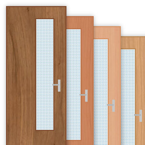 Buy 30 Minute Fire Door with 150x1410mm Oblong Pane