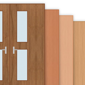 Buy 60 Minute Double Fire Door with 150x700mm / 150x700mm Panes