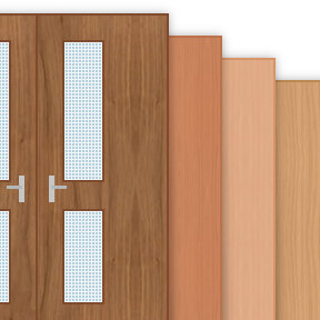 Buy 60 Minute Double Fire Door with 150x760mm / 150x450mm Panes