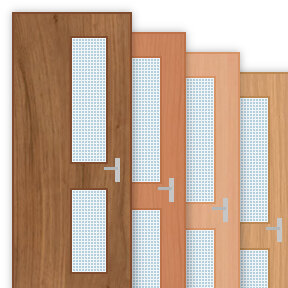 Buy 30 Minute Fire Door with 150x760mm / 150x450mm Panes