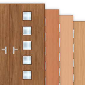 Buy 60 Minute Double Fire Door with 200x200mm Square Panes x 5