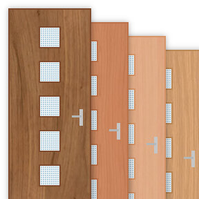 Buy 30 Minute Fire Door with 200x200mm Square Panes x 5