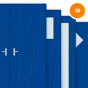 Buy Painted Blue (RAL 5017) Double 30 Minute Fire Doors (FD30)