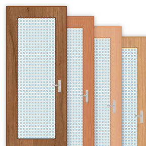 Buy 30 Minute Fire Door with 508x1500mm Pane - Pattern 10